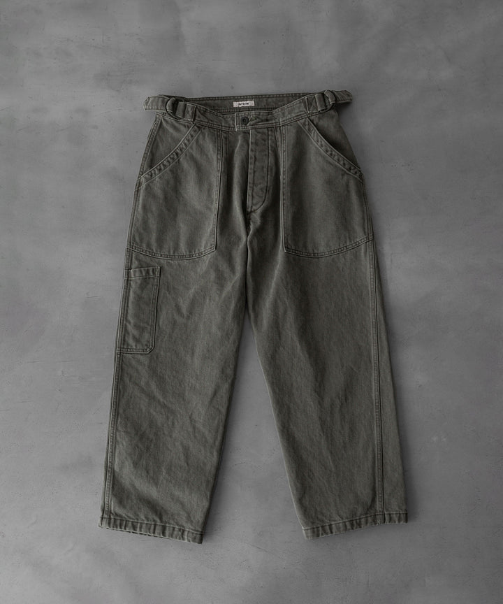 INTÉRIM(インテリム)のUSED WASHED HEAVY PIMA TWILL FRENCH AIR FORCE MECHANIC PANTS - U.OLIVEの公式通販サイトsession福岡セレクトショップ
