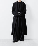 画像をギャラリービューアに読み込む, ssstein(シュタイン)のOVERSIZED MAXI-LENGTH PEAK LAPEL COAT - BLACKの公式通販サイトsession福岡セレクトショップ
