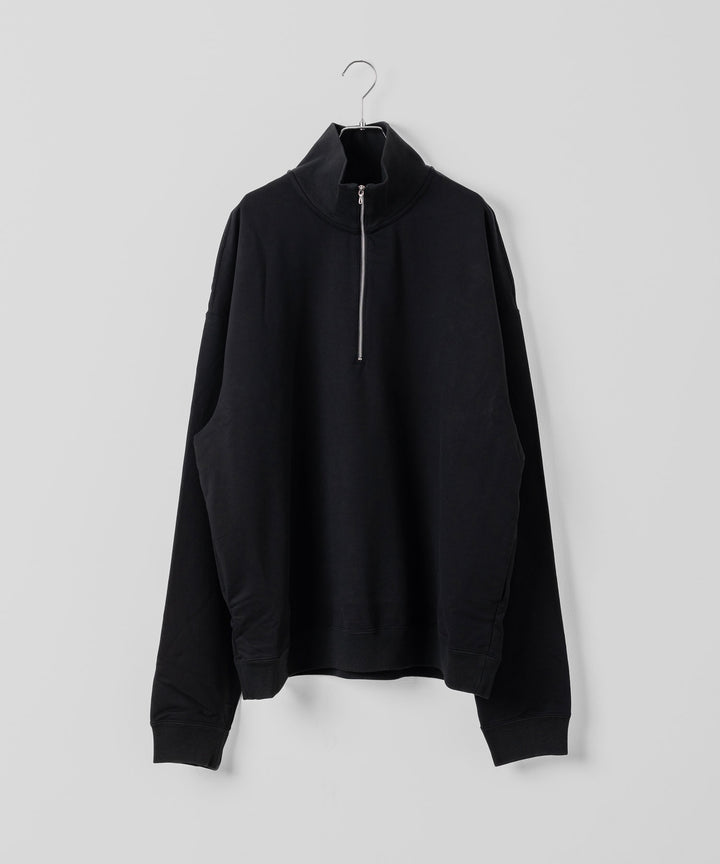KANEMASA PHIL. カネマサフィルの36G SUPER FINE GAUGE HALF ZIP PULLOVER - BLACKの公式通販サイトsession福岡セレクトショップ 
