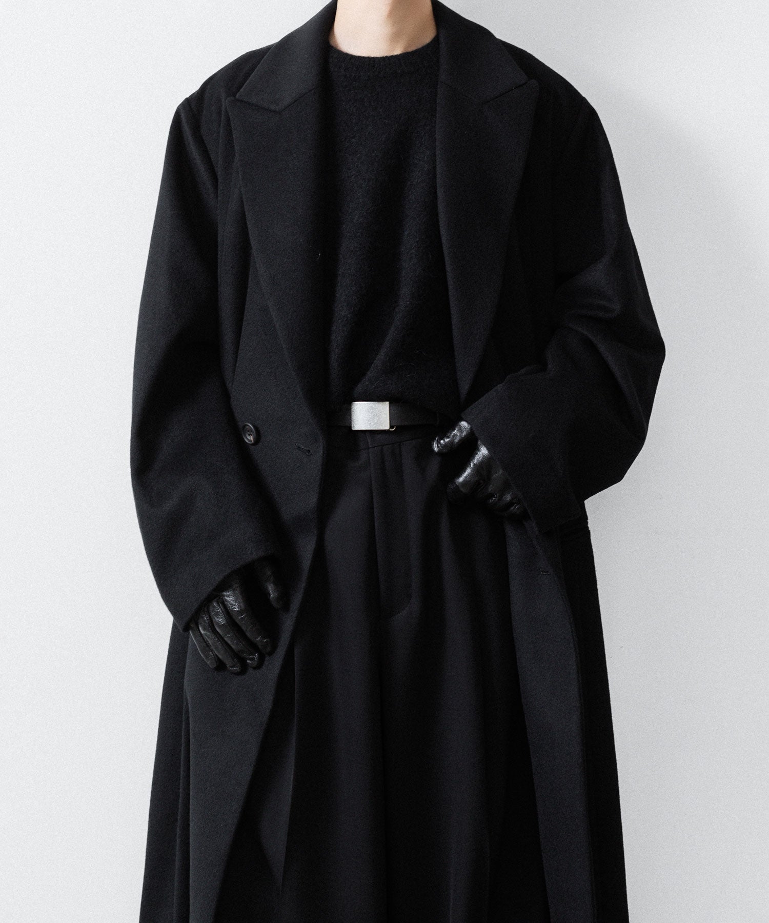 ssstein(シュタイン)のOVERSIZED MAXI-LENGTH PEAK LAPEL COAT - BLACKの公式通販サイトsession福岡セレクトショップ
