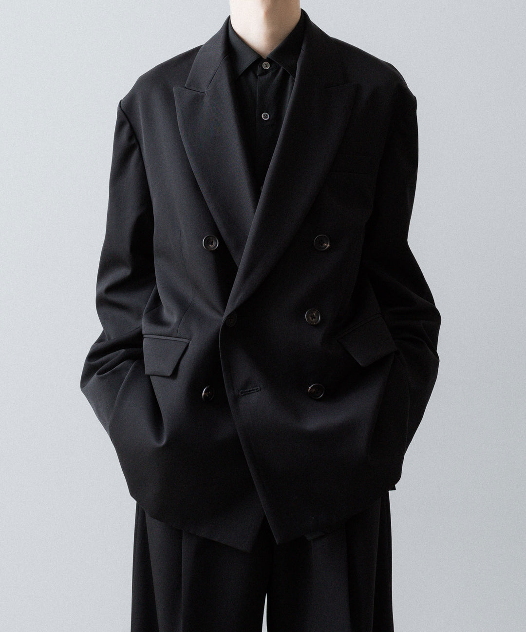 ssstein(シュタイン)のOVERSIZED DOUBLE BREASTED JACKET - BLACKの公式通販サイトsession福岡セレクトショップ