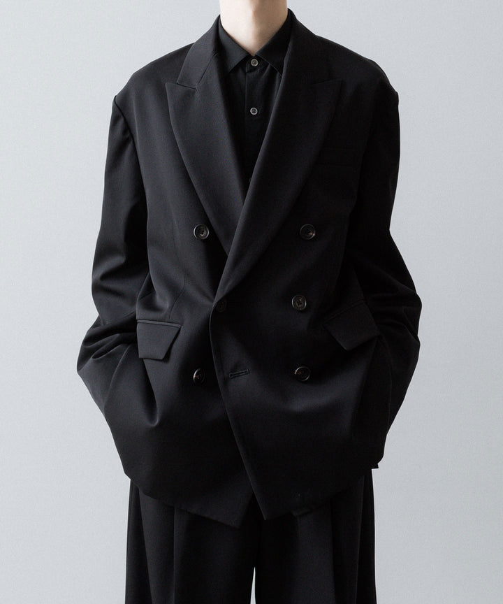 ssstein(シュタイン)のOVERSIZED DOUBLE BREASTED JACKET - BLACKの公式通販サイトsession福岡セレクトショップ