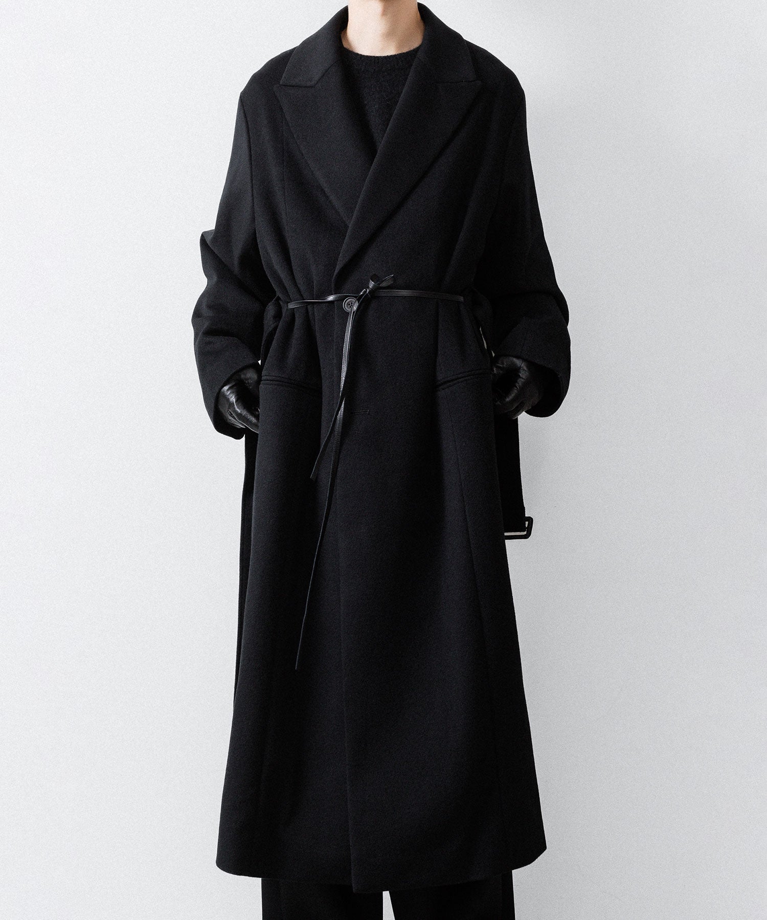 ssstein(シュタイン)のOVERSIZED MAXI-LENGTH PEAK LAPEL COAT - BLACKの公式通販サイトsession福岡セレクトショップ