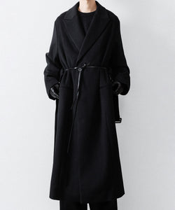 stein マキシレングスロングコート Sサイズ ssstein ssstein / シュタイン】OVERSIZED MAXI-LENGTH PEAKED LAPEL COAT