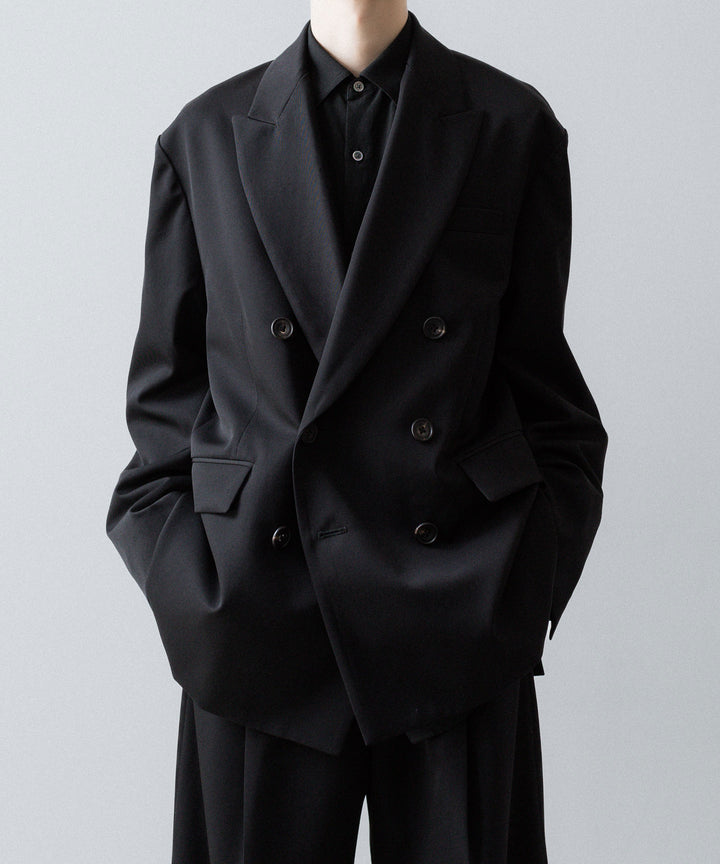 ssstein(シュタイン)のOVERSIZED DOUBLE BREASTED JACKET - BLACKの公式通販サイトsession福岡セレクトショップ