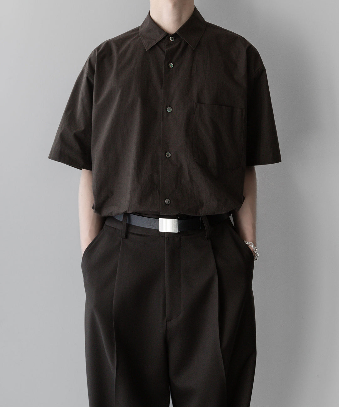 ssstein stein(シュタイン)の24SSコレクション OVERSIZED SS SHIRTのMILITARY KHAKI 公式通販サイトsession福岡セレクトショップ 