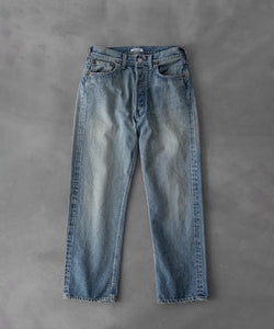 【INTÉRIM】VINTAGE WASHED "1953XX SHABBY" SHUTTLE DENIM TROUSERS - NAVY