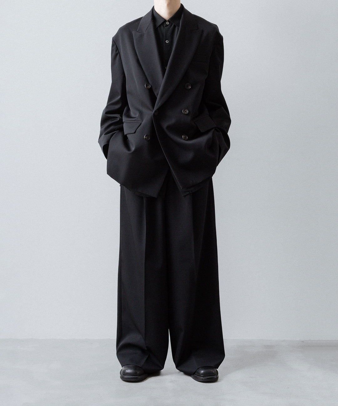 ssstein(シュタイン)のOVERSIZED DOUBLE BREASTED JACKET - BLACKの公式通販サイトsession福岡セレクトショップ
