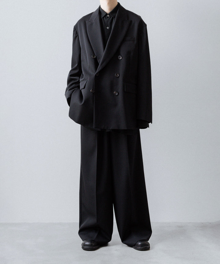 ssstein(シュタイン)のOVERSIZED DOUBLE BREASTED JACKET - BLACKの公式通販サイトsession福岡セレクトショップ