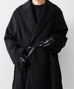 ssstein / シュタイン】OVERSIZED MAXI-LENGTH PEAK LAPEL COAT