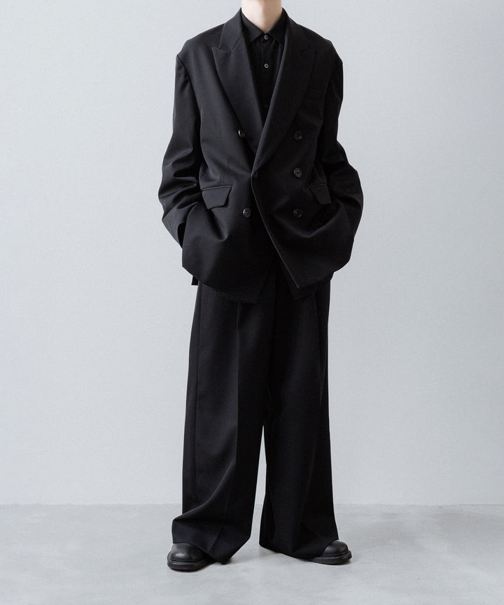 ssstein(シュタイン)のRAYON/LINEN OVERSIZED DOWN PAT SHIRT - BLACKの公式通販サイトsession福岡セレクトショップ
