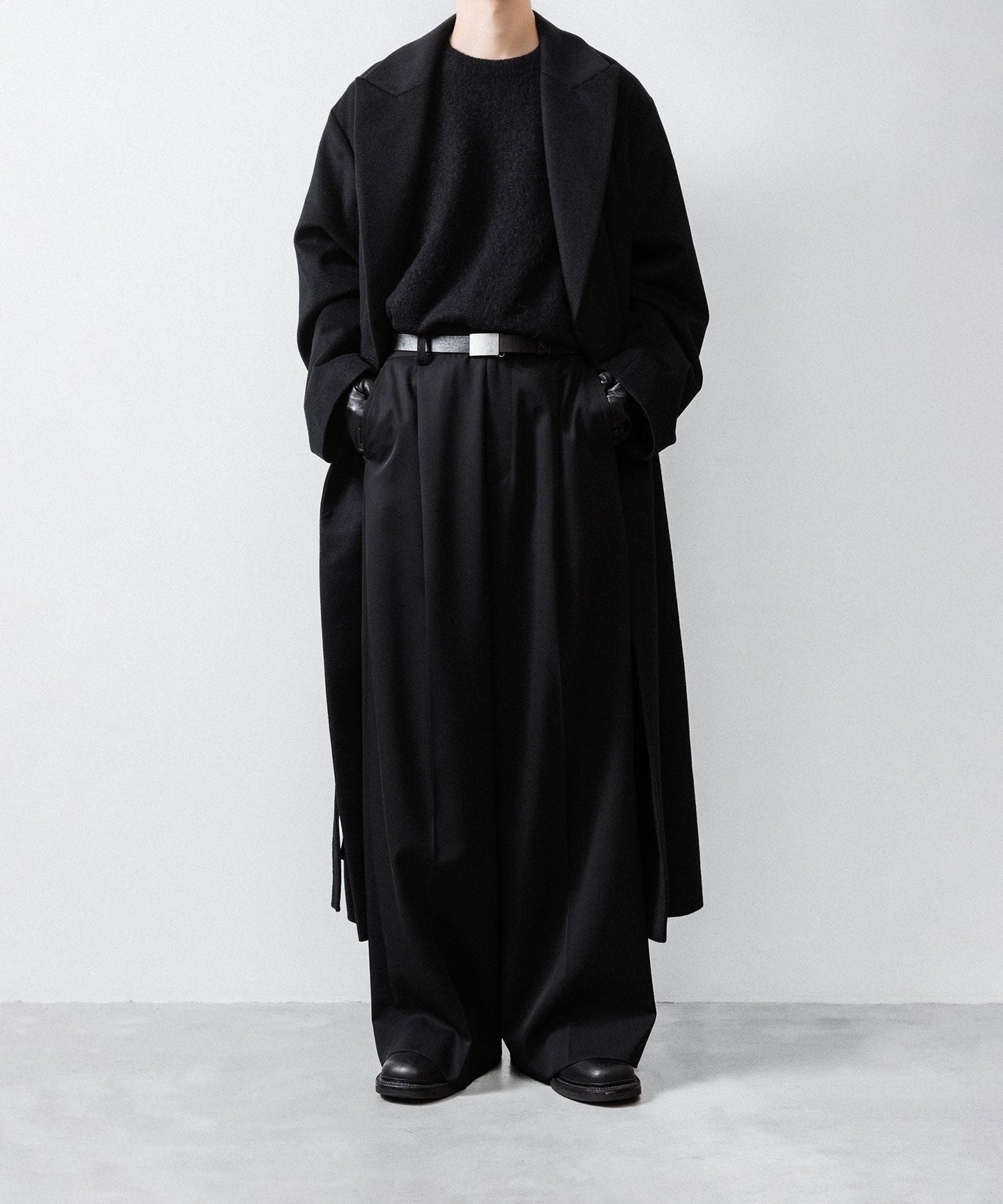 ssstein(シュタイン)のOVERSIZED MAXI-LENGTH PEAK LAPEL COAT - BLACKの公式通販サイトsession福岡セレクトショップ