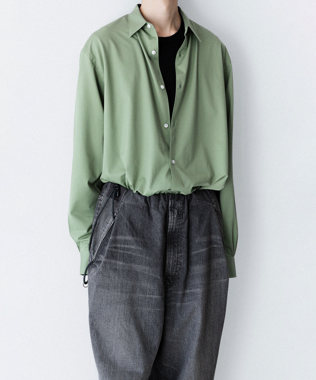 【KANEMASA PHIL.】46G MODEST SHIRT - GREEN