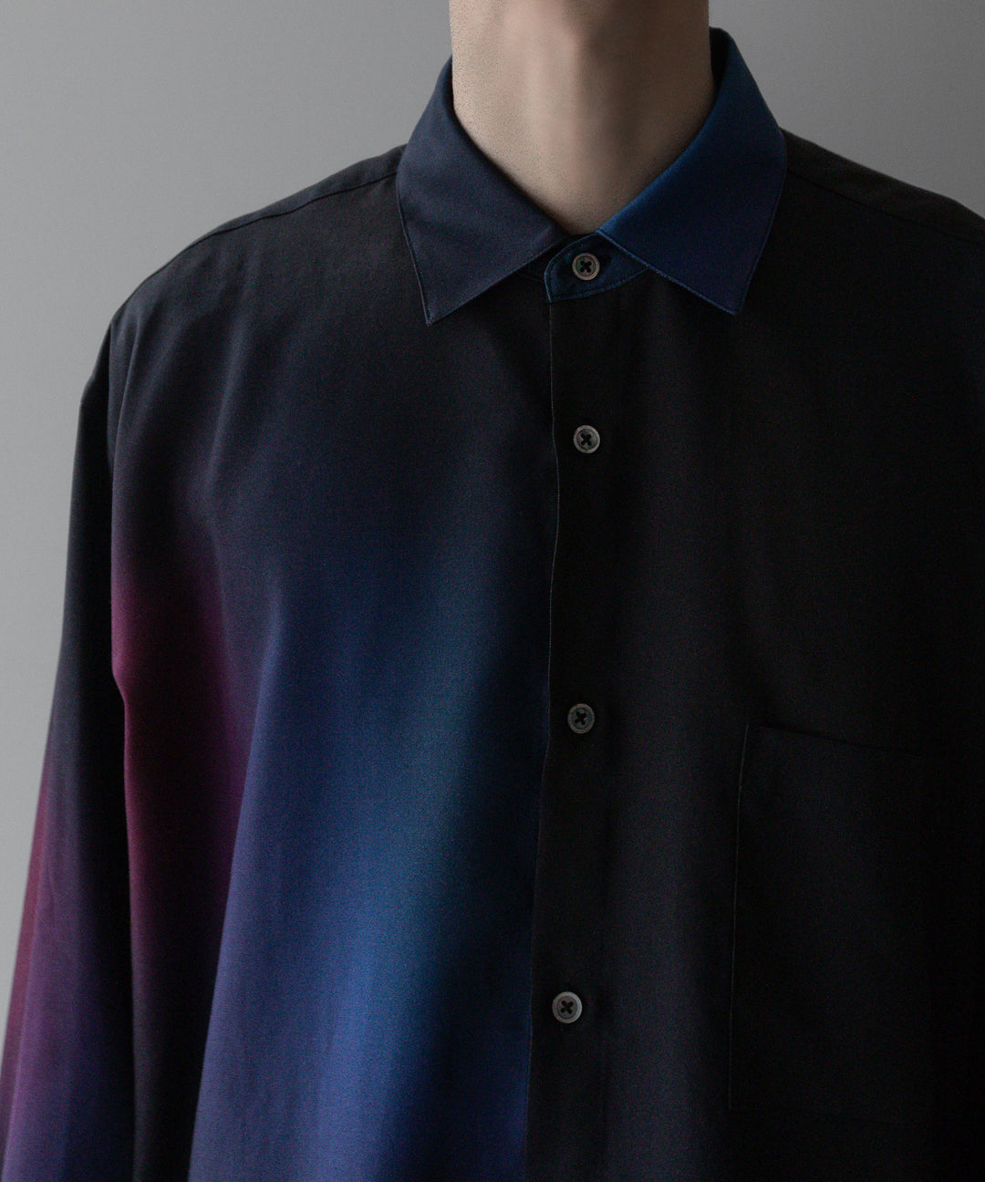 【stein】ssstein シュタインのOVERSIZED TENCEL LS SHIRT - GRADATION公式通販サイトsession福岡セレクトショップ