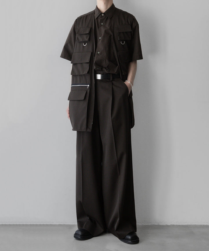ssstein stein(シュタイン)の24SSコレクション OVERSIZED SS SHIRTのMILITARY KHAKI 公式通販サイトsession福岡セレクトショップ 