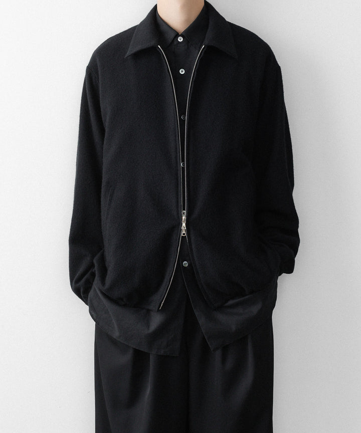 ssstein(シュタイン)のW/CA FLEECE LIGHT ZIP JACKET - BLACKの公式通販サイトsession福岡セレクトショップ