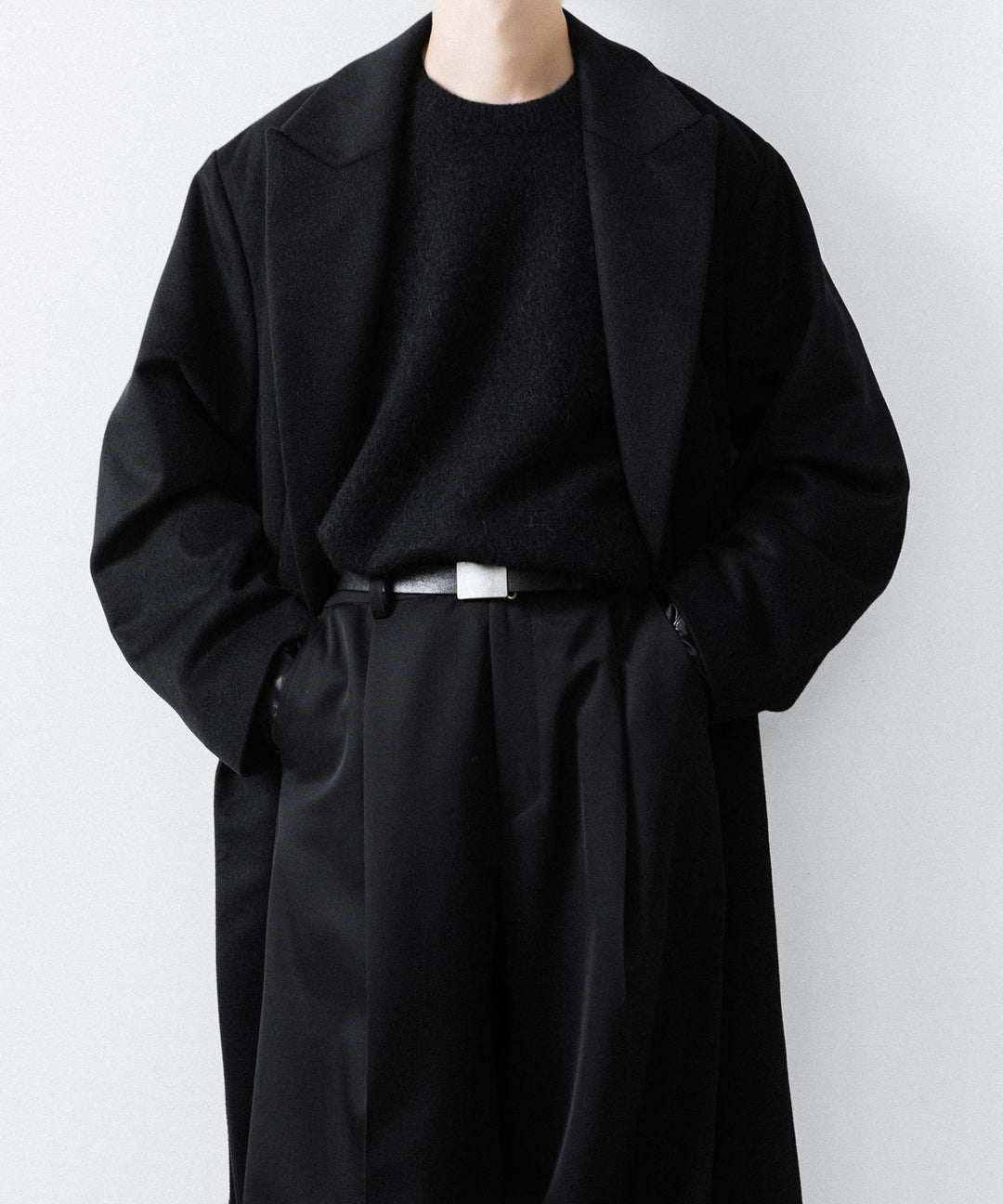 ssstein(シュタイン)のOVERSIZED MAXI-LENGTH PEAK LAPEL COAT - BLACKの公式通販サイトsession福岡セレクトショップ