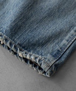 画像をギャラリービューアに読み込む, 【INTÉRIM】VINTAGE WASHED &quot;1953XX SHABBY&quot; SHUTTLE DENIM TROUSERS - NAVY
