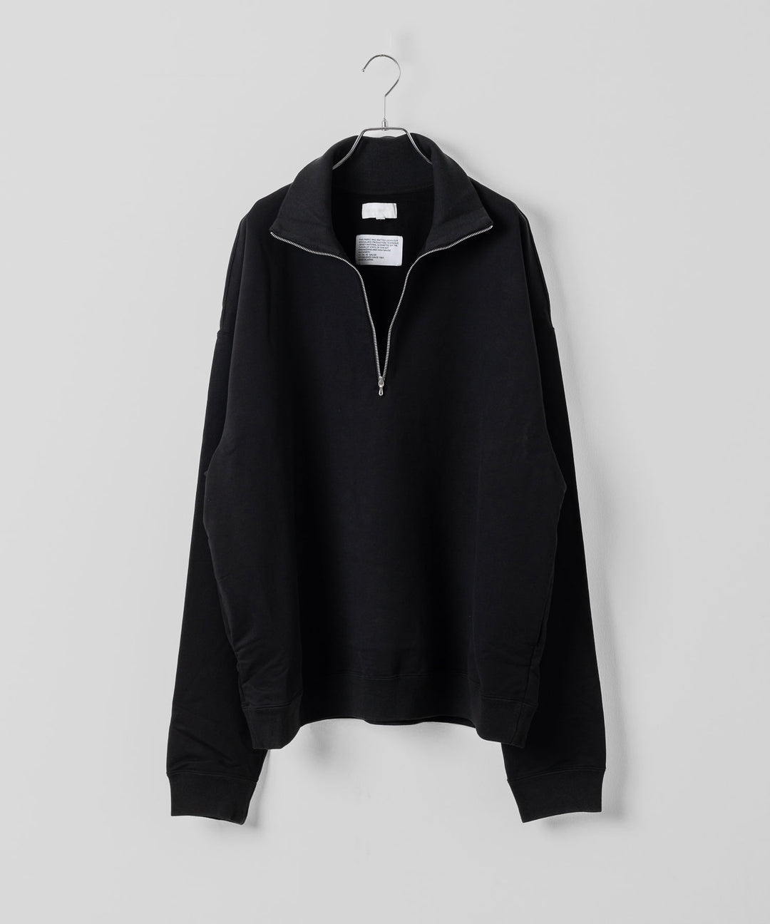 KANEMASA PHIL. カネマサフィルの36G SUPER FINE GAUGE HALF ZIP PULLOVER - BLACKの公式通販サイトsession福岡セレクトショップ 