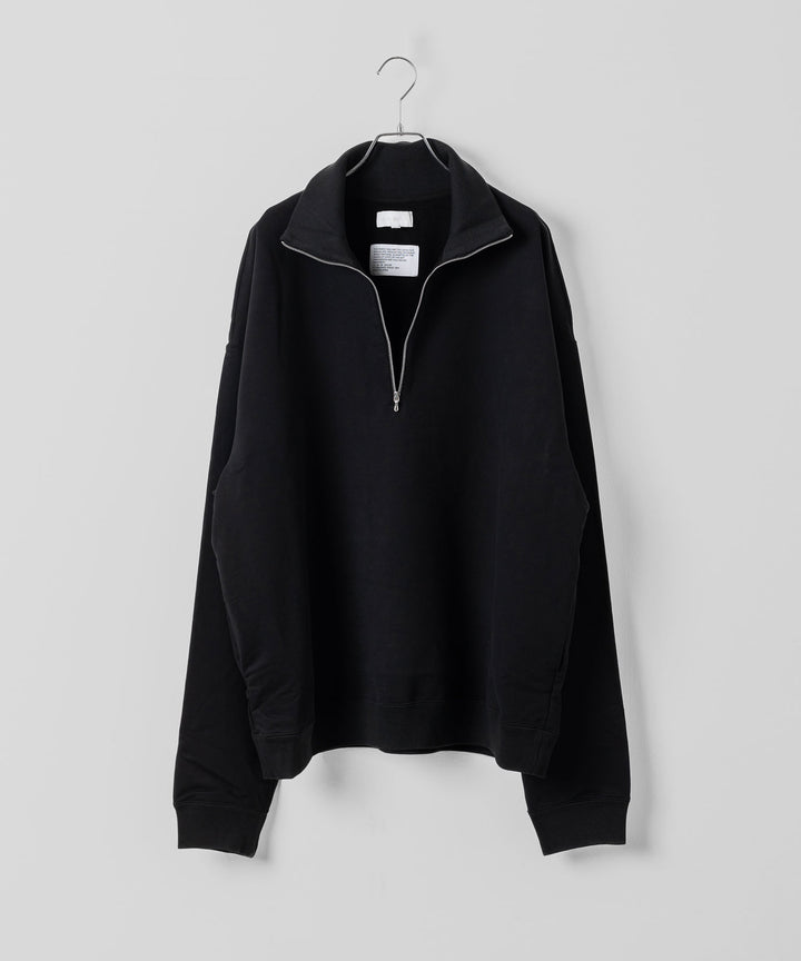 KANEMASA PHIL. カネマサフィルの36G SUPER FINE GAUGE HALF ZIP PULLOVER - BLACKの公式通販サイトsession福岡セレクトショップ 