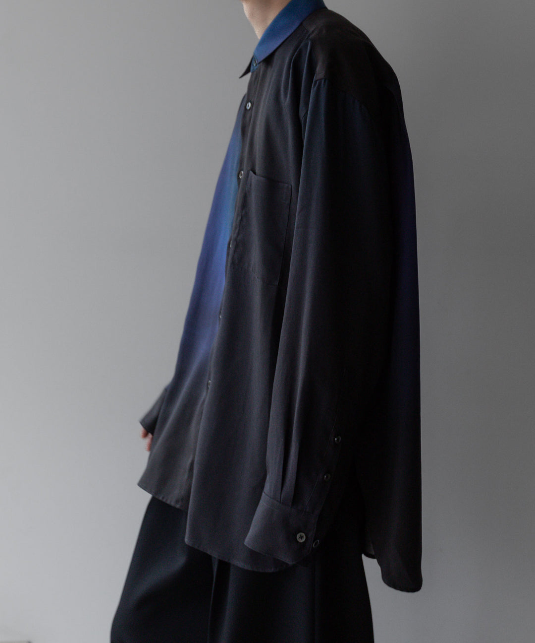 【stein】ssstein シュタインのOVERSIZED TENCEL LS SHIRT - GRADATION公式通販サイトsession福岡セレクトショップ