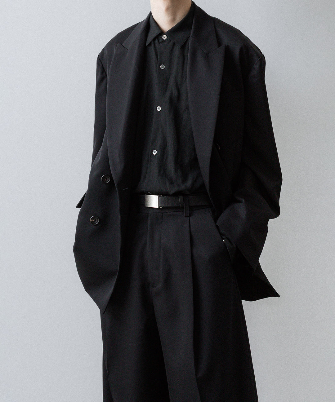 ssstein(シュタイン)のOVERSIZED DOUBLE BREASTED JACKET - BLACKの公式通販サイトsession福岡セレクトショップ