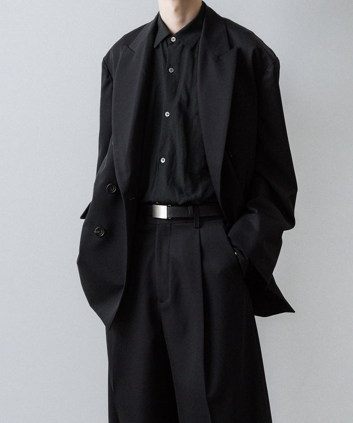 ssstein(シュタイン)のOVERSIZED DOUBLE BREASTED JACKET - BLACKの公式通販サイトsession福岡セレクトショップ