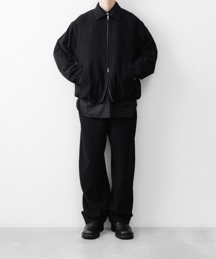 ssstein(シュタイン)のW/CA FLEECE LIGHT ZIP JACKET - BLACKの公式通販サイトsession福岡セレクトショップ