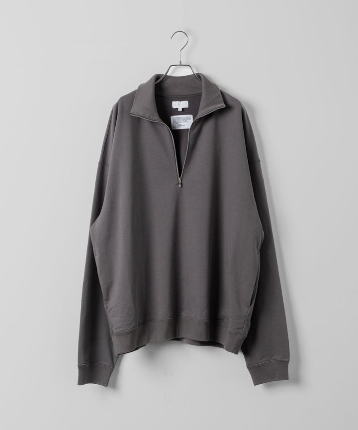 KANEMASA PHIL. カネマサフィルの36G SUPER FINE GAUGE HALF ZIP PULLOVER - CHARCOALの公式通販サイトsession福岡セレクトショップ