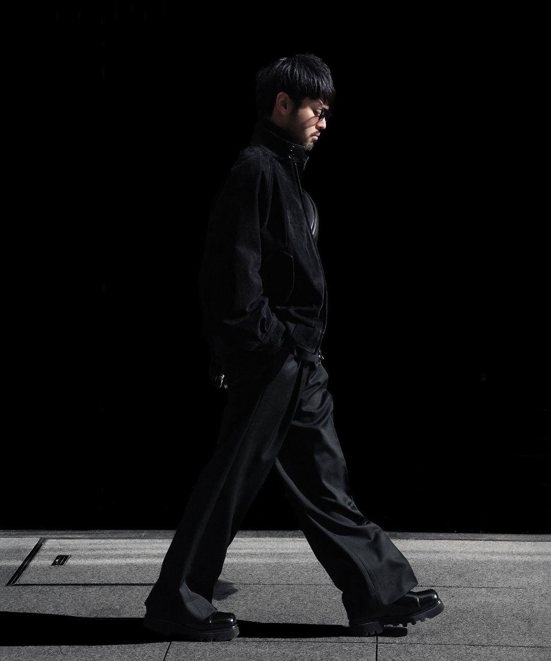 ssstein(シュタイン)のCOW NUBUCK SWING TOP JACKET - BLACKの公式通販サイトsession福岡セレクトショップ