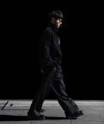 画像をギャラリービューアに読み込む, ssstein(シュタイン)のCOW NUBUCK SWING TOP JACKET - BLACKの公式通販サイトsession福岡セレクトショップ
