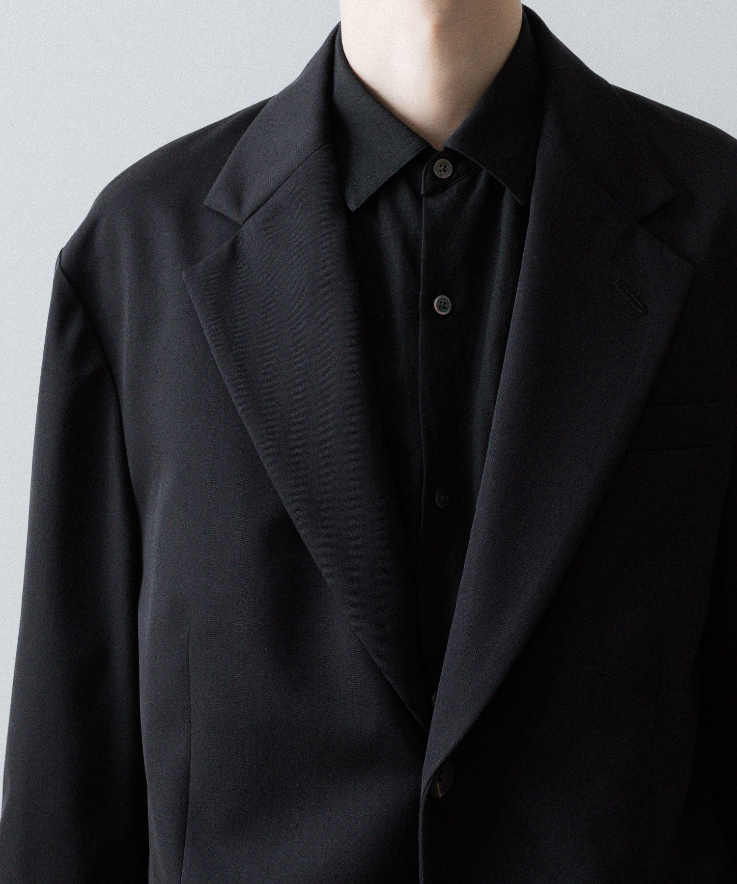 ssstein(シュタイン)のOVERSIZED SINGLE BREASTED LONG JACKET - BLACKの公式通販サイトsession福岡セレクトショップ