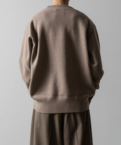 ssstein(シュタイン)の24AWコレクション EXTRA FINE WOOL KNIT DEEP V NECK LS - BEIGE 公式通販サイトsession福岡セレクトショップ