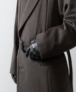 画像をギャラリービューアに読み込む, ssstein(シュタイン)のOVERSIZED MAXI-LENGTH PEAK LAPEL COAT - GREY KHAKIの公式通販サイトsession福岡セレクトショップ
