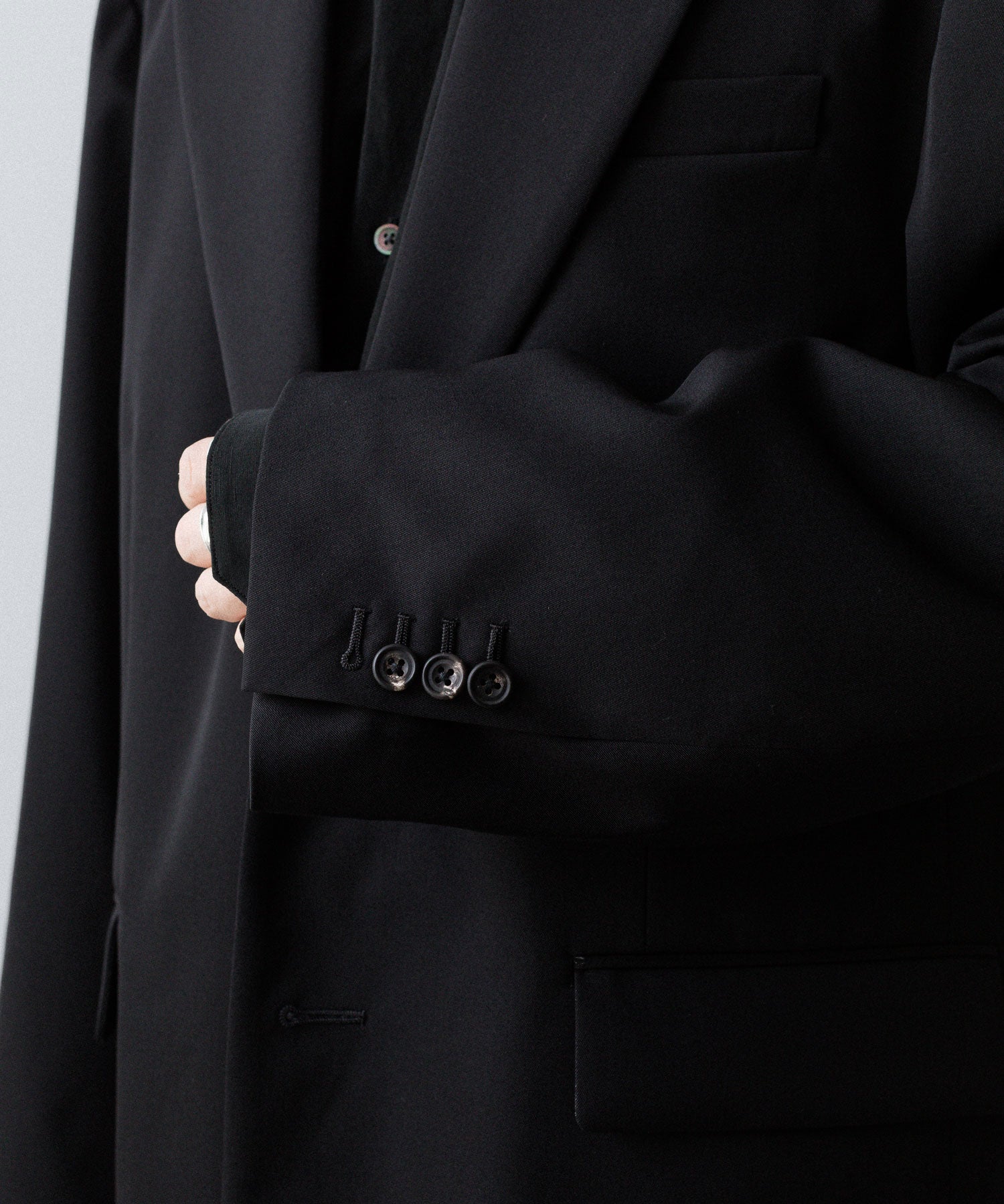 ssstein(シュタイン)のOVERSIZED SINGLE BREASTED LONG JACKET - BLACKの公式通販サイトsession福岡セレクトショップ