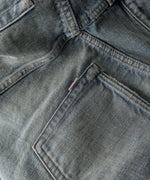 画像をギャラリービューアに読み込む, 【INTÉRIM】VINTAGE WASHED &quot;1953XX SHABBY&quot; SHUTTLE DENIM TROUSERS - NAVY
