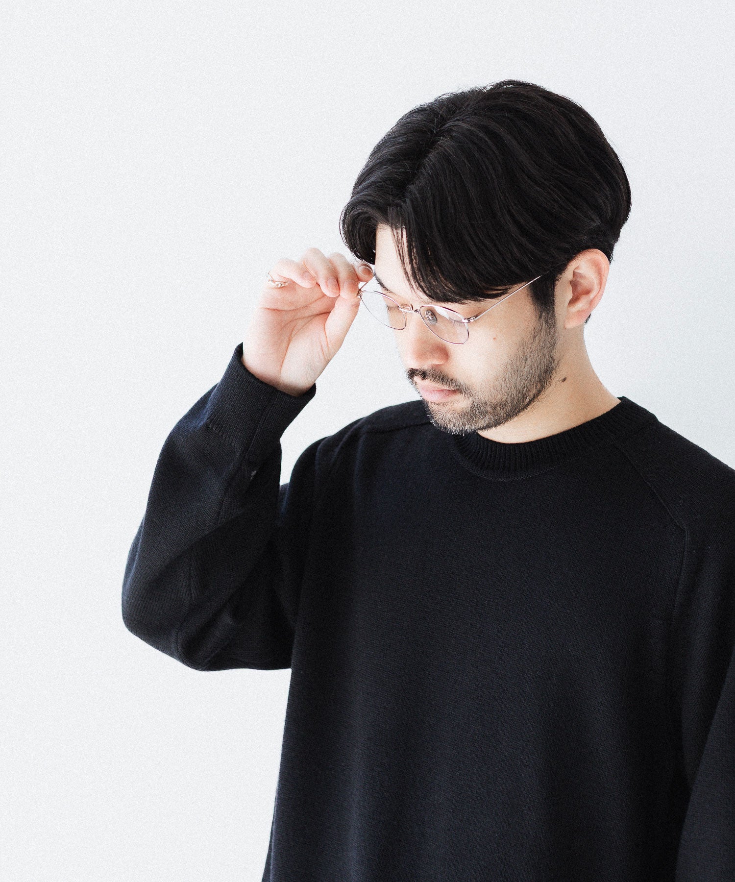 【NOCHINO OPTICAL】KOUGETSU PLUTINUM SILVER × CLEAR to D.GREY (調光レンズ)