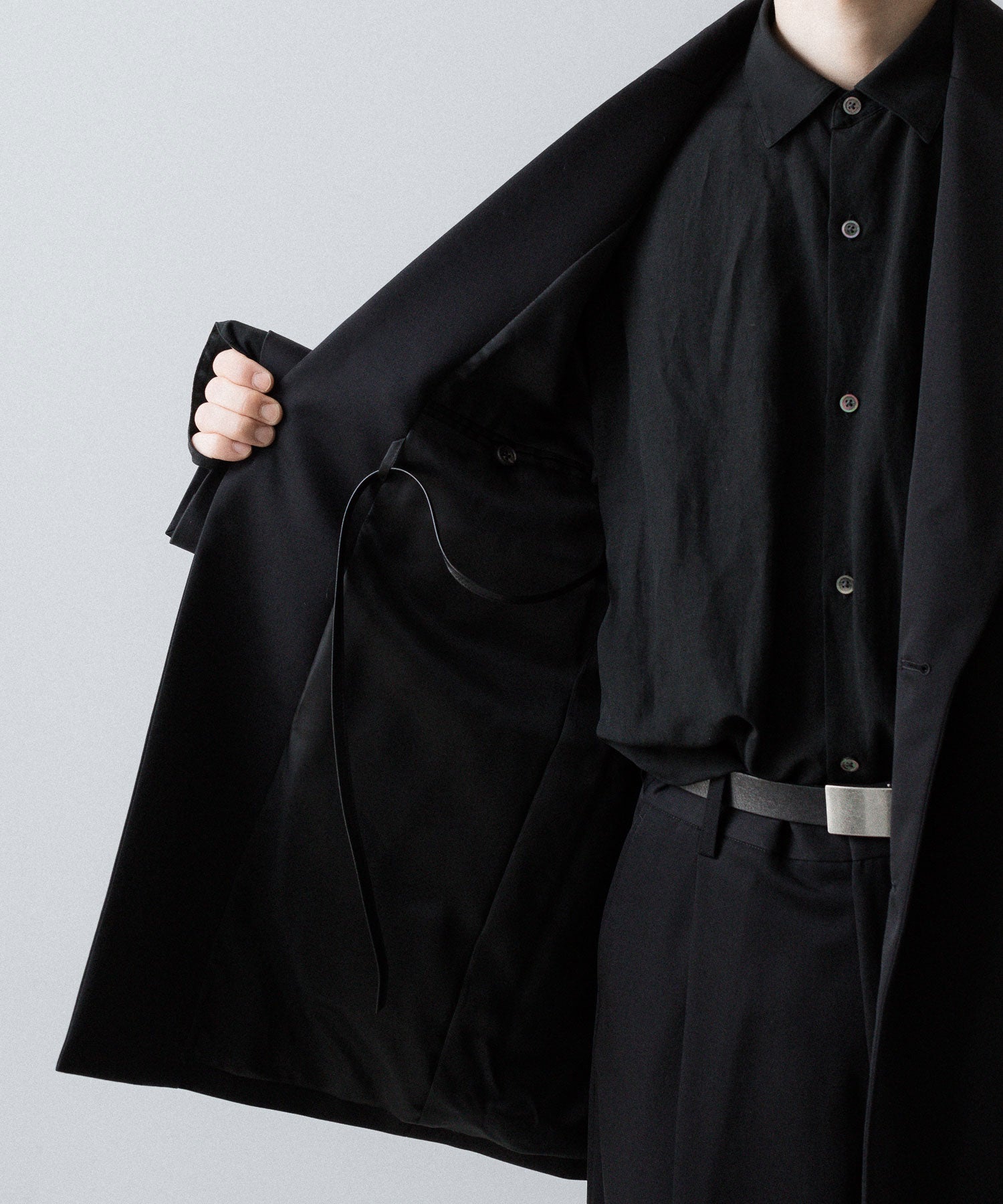 ssstein(シュタイン)のOVERSIZED SINGLE BREASTED LONG JACKET - BLACKの公式通販サイトsession福岡セレクトショップ