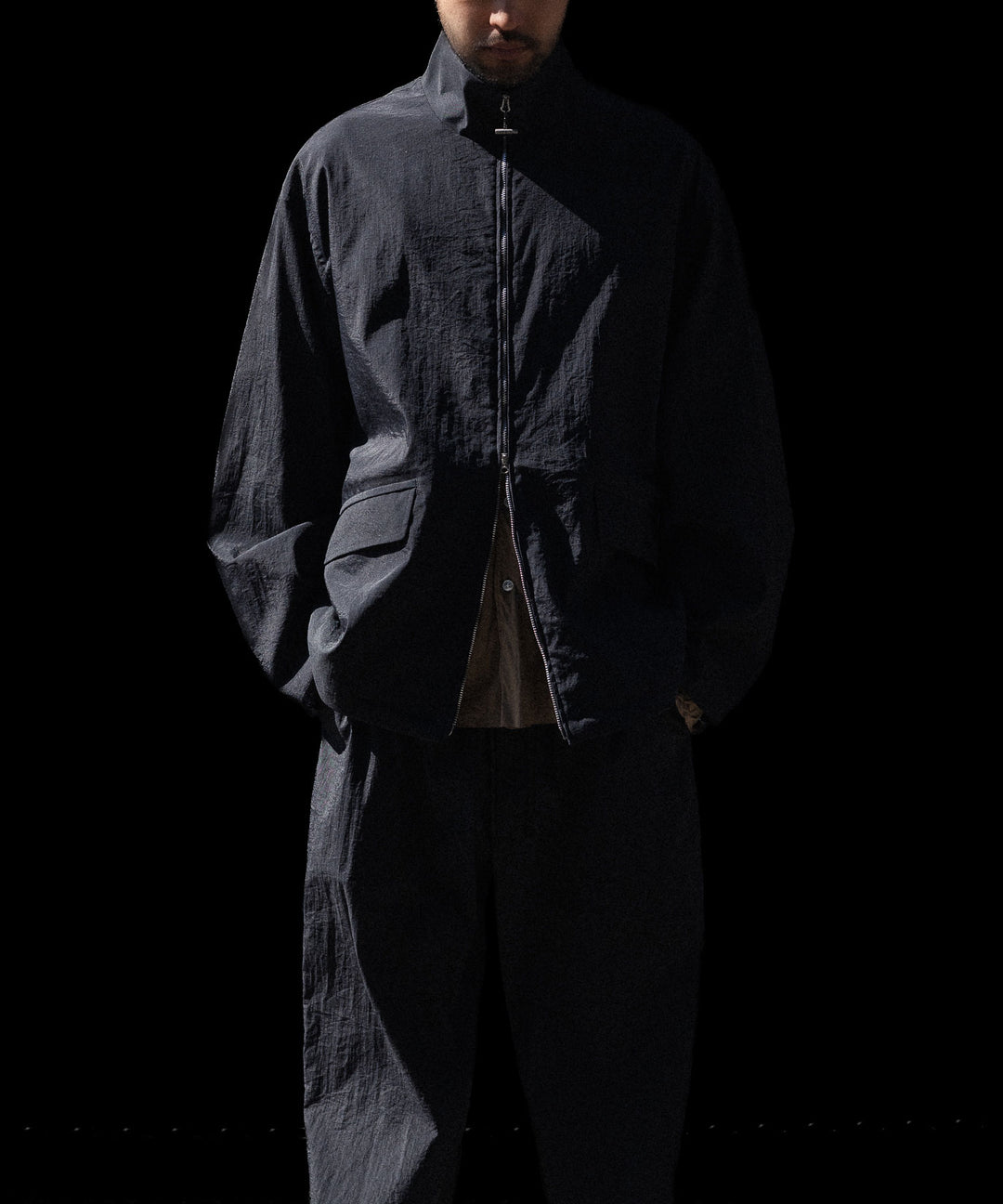 paratrait-パラトレイトのBARK SKIN BLOUSONのCHARCOAL公式通販サイトsession福岡セレクトショップ