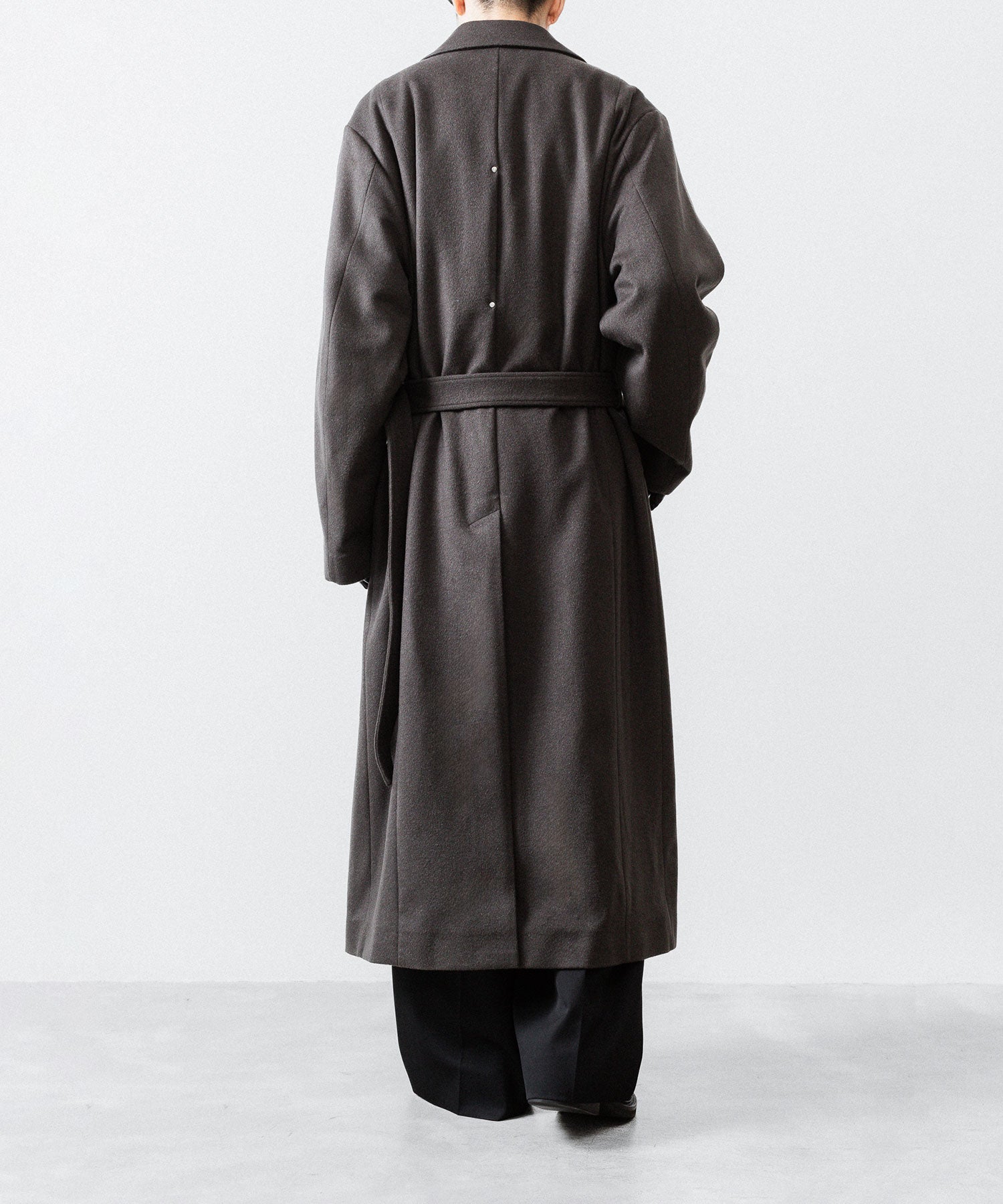 ssstein(シュタイン)のOVERSIZED MAXI-LENGTH PEAK LAPEL COAT - GREY KHAKIの公式通販サイトsession福岡セレクトショップ