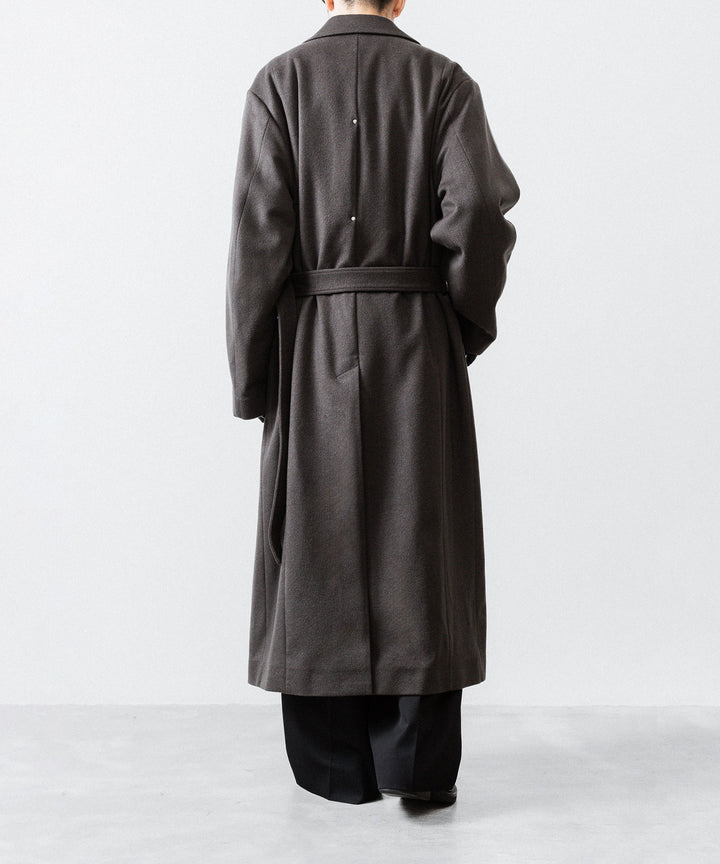 ssstein(シュタイン)のOVERSIZED MAXI-LENGTH PEAK LAPEL COAT - GREY KHAKIの公式通販サイトsession福岡セレクトショップ