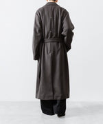 画像をギャラリービューアに読み込む, ssstein(シュタイン)のOVERSIZED MAXI-LENGTH PEAK LAPEL COAT - GREY KHAKIの公式通販サイトsession福岡セレクトショップ
