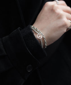 THE OBJECT/ザオブジェクト】KAI HEART CLASP BRACELET - SILVER