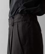 画像をギャラリービューアに読み込む, ssstein(シュタイン)の24AWコレクション OVERTUCKED EXTRA WIDE TROUSERS - DARK CHARCOAL 公式通販サイトsession福岡セレクトショップ
