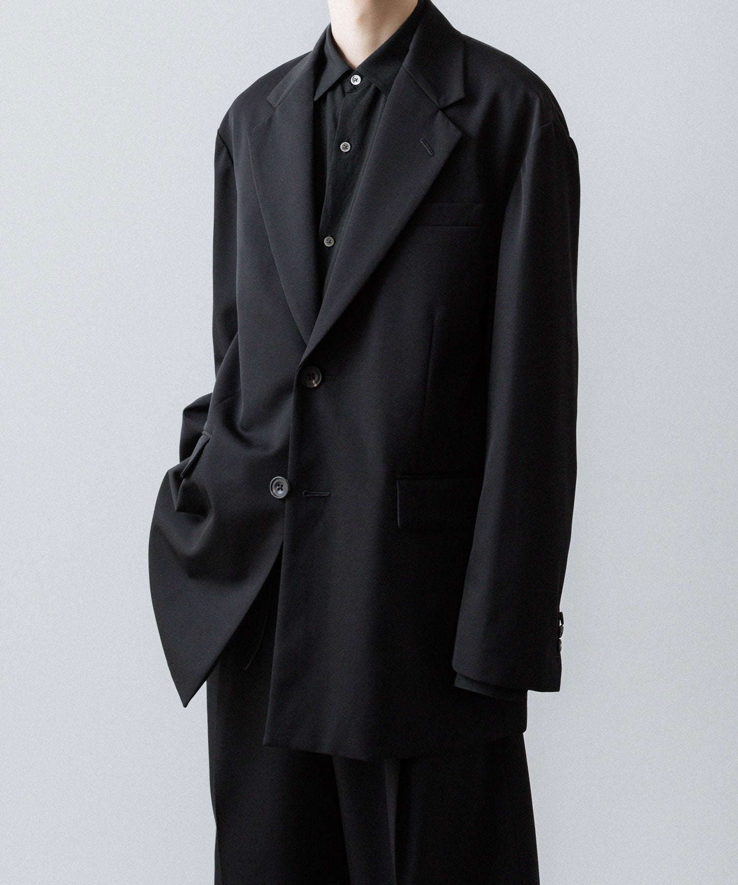 ssstein(シュタイン)のOVERSIZED SINGLE BREASTED LONG JACKET - BLACKの公式通販サイトsession福岡セレクトショップ