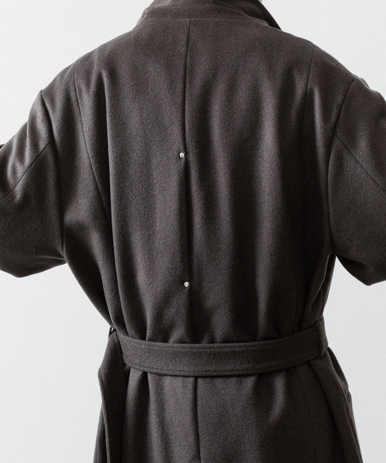 ssstein(シュタイン)のOVERSIZED MAXI-LENGTH PEAK LAPEL COAT - GREY KHAKIの公式通販サイトsession福岡セレクトショップ