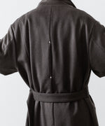 画像をギャラリービューアに読み込む, ssstein(シュタイン)のOVERSIZED MAXI-LENGTH PEAK LAPEL COAT - GREY KHAKIの公式通販サイトsession福岡セレクトショップ
