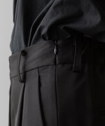 画像をギャラリービューアに読み込む, ssstein(シュタイン)の24AWコレクション OVERTUCKED EXTRA WIDE TROUSERS - DARK CHARCOAL 公式通販サイトsession福岡セレクトショップ
