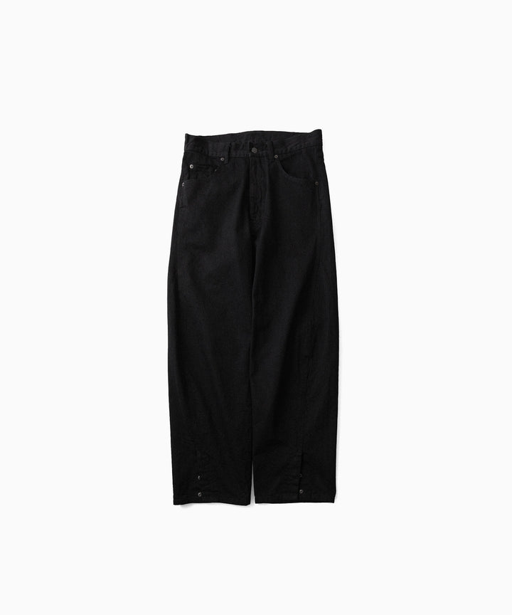 ANTHEM A-アンセムエーのTWIST LINE STRAIGHT JEANSのBLACK公式通販サイトsession福岡セレクトショップ