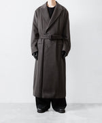 画像をギャラリービューアに読み込む, ssstein(シュタイン)のOVERSIZED MAXI-LENGTH PEAK LAPEL COAT - GREY KHAKIの公式通販サイトsession福岡セレクトショップ
